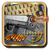 gun bullet pistol icon
