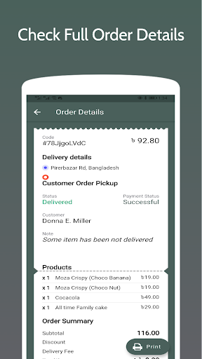 Mapplate: Vendor App Screen 3