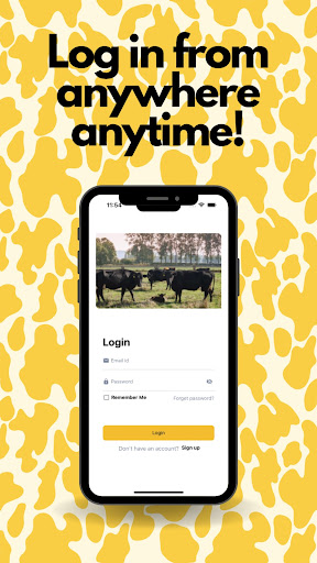 Android application Mother Cow Dairy screenshort