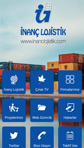 Android application İnanç Lojistik screenshort