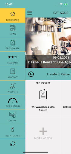 Android application EAT AGILE screenshort