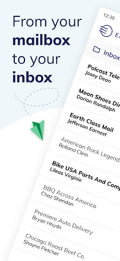 Android application Earth Class Mail: Mailbox Scan screenshort