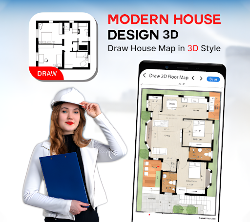 Modern House Design Draw House screenshot 1