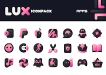 screenshot of Pink IconPack : LuX