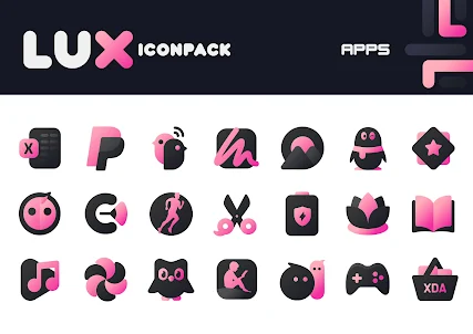 Pink IconPack : LuX