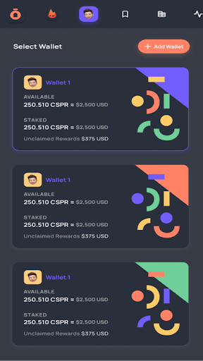Android application Gosuto Wallet screenshort