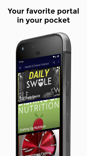Android application Health & Fitness Podcast screenshort