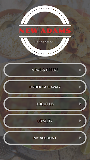 Android application New Adams Takeaway Lennoxtown screenshort