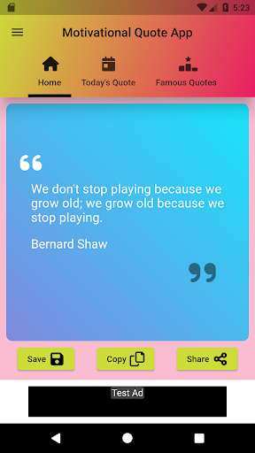 MQ- Daily Motivational Quotes Screen 2