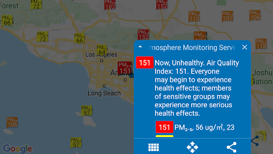 Air quality widget eAirQuality