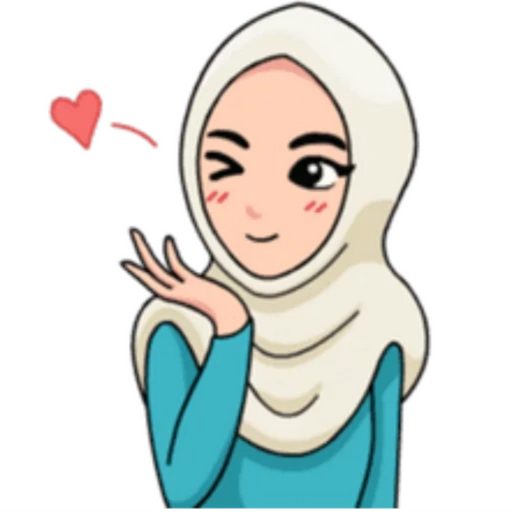 Muslim Islamic Sticker for WA logo
