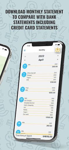 CashOut Simple Expense Manager Screen 2