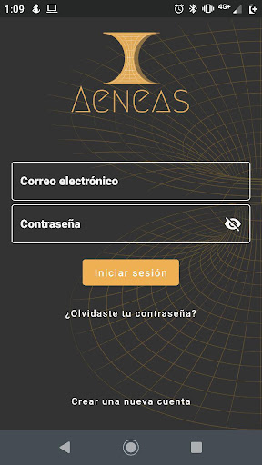 Android application Aeneas screenshort