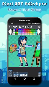 Pixel Art paint Pro  screenshots 1