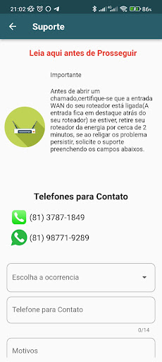 EcoFibra Telecom Screen 3