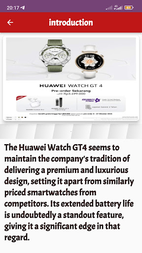 huawei watch gt 4 harga guide Screen 2