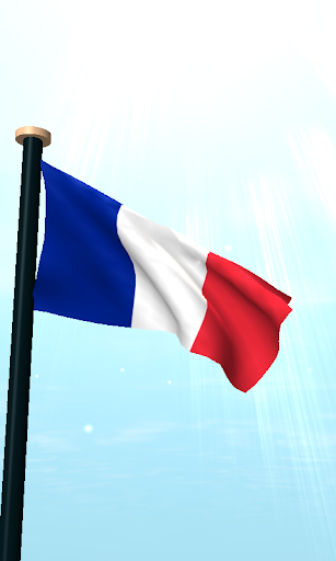 France Flag 3D Free Wallpaper Screen 2