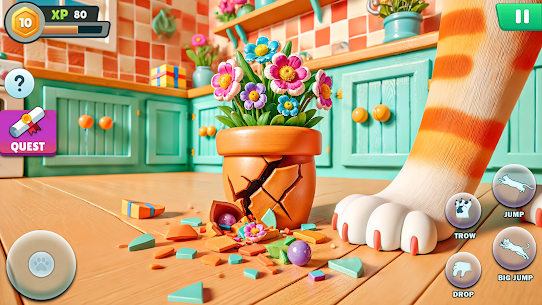 Angry Gran VS Naughty Cat Sim 4