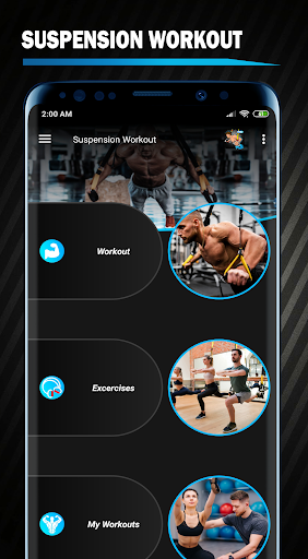 Android application Suspension Workouts : Fitness screenshort