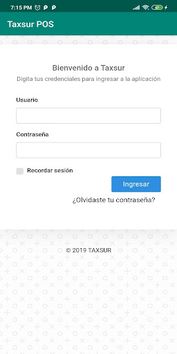 Android application Taxiseguro EDS screenshort