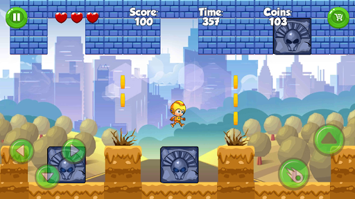 Robot Hero Boy Town Adventure Screen 3