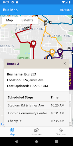 Bus Mankato Screen 3