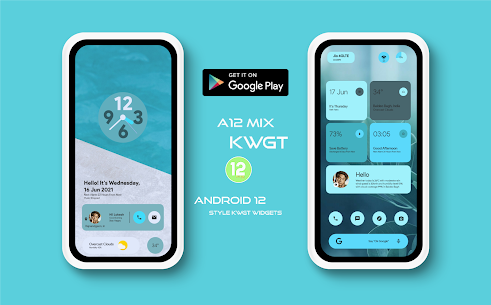 A12 Mix KWGT APK (PAID) Free Download 3