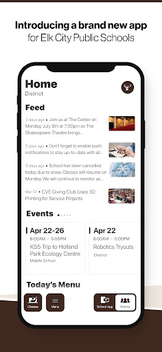 Android application Elk City Schools screenshort