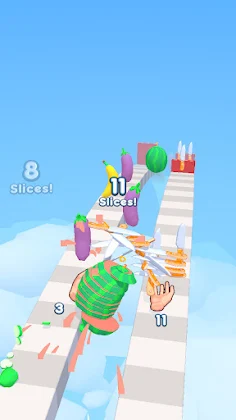 Slice Tosser 3D - Screenshot 2