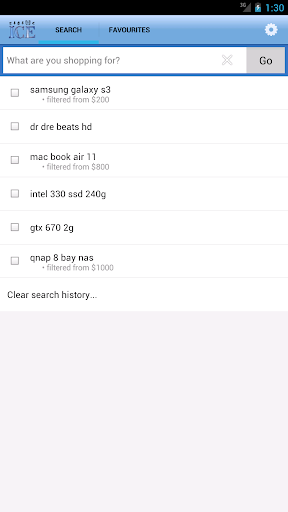 Android application staticICE screenshort