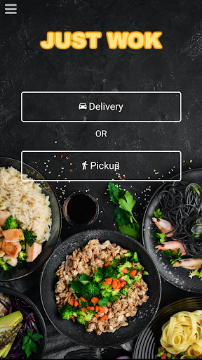 Android application Just Wok, Banbury. screenshort