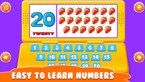 Kids Computer – Alphabet, Numbers, Colors, Shapes.