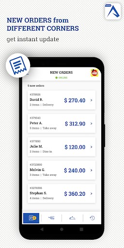 Android application Agorz Restaurant screenshort