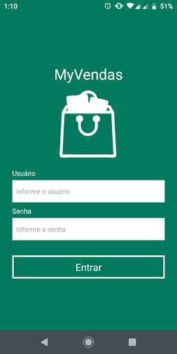 Android application MyVendas - App de vendas screenshort