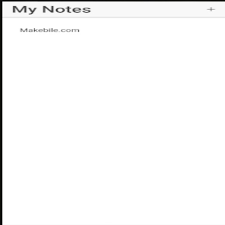 my notes