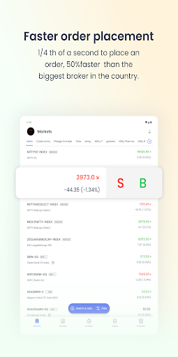 Android application FYERS: Stocks & Option Trading screenshort