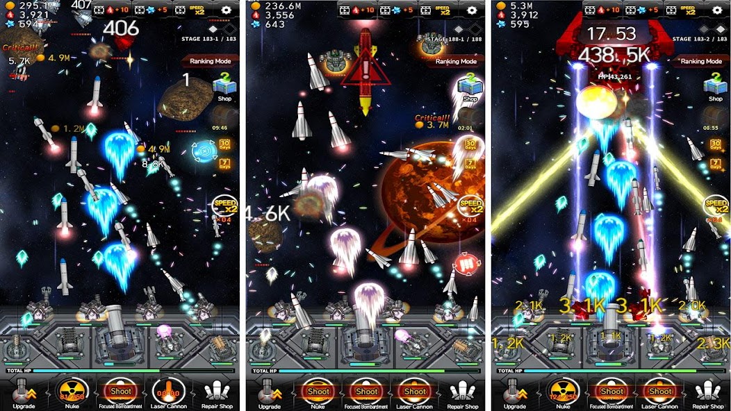 Galaxy Missile War 1.0.53 APK + Mod (Unlocked) for Android