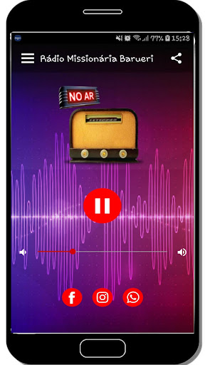 Android application RÁDIO MISSIONÁRIA BARUERI screenshort