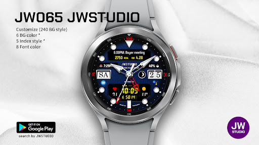 Android application JW065 jwstudio watchface screenshort