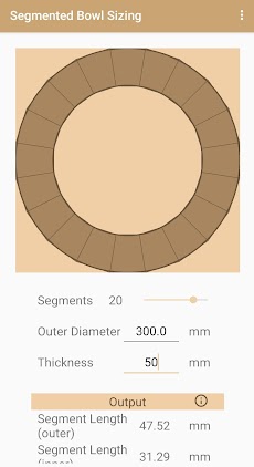 Woodturning Segment Calculatorのおすすめ画像3