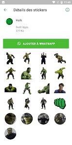 Avingers Stickers para WhatsAp 1
