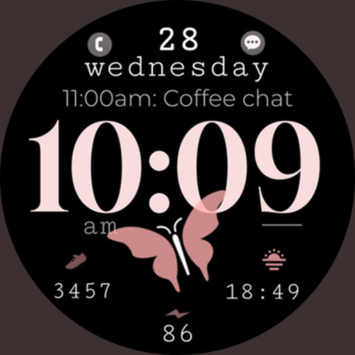 Get Butterfly simple watch face for Android Aso Report