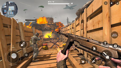 Android application World War: Guns Shooting Games screenshort