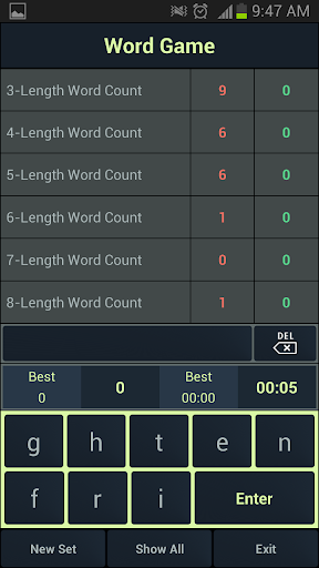 Word Making Game - Board Game Screen 2