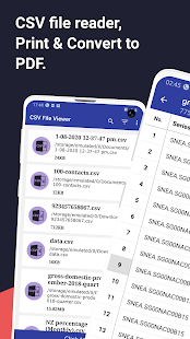 CSV File Viewer Capture d'écran