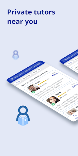 Android application FindTutors - Private Tutors screenshort