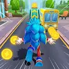Hedgehog 3D Blue Run icon