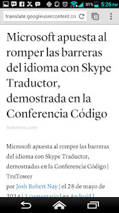 Vista previa de la aplicación