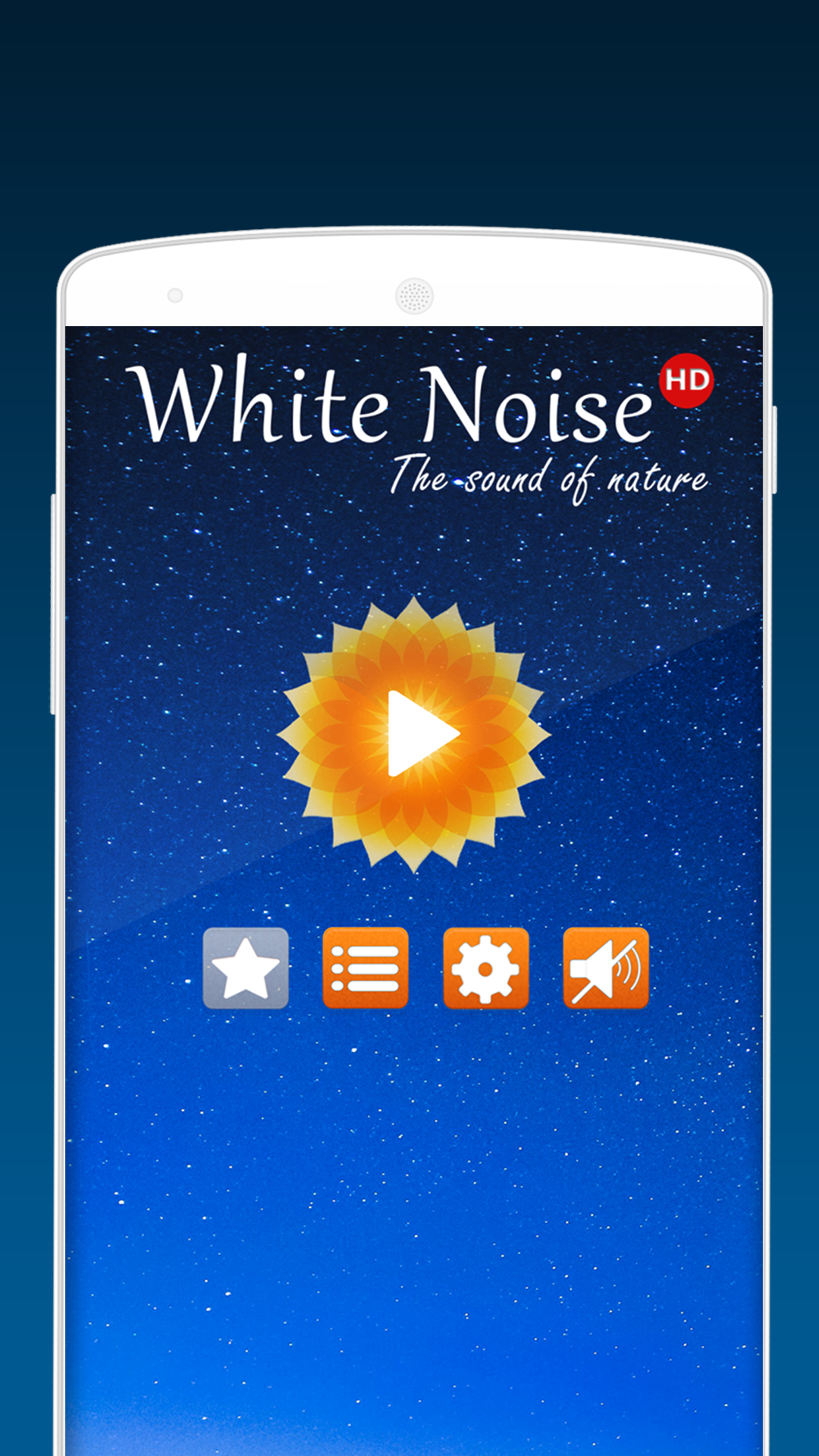 Android application White Noise: Sleep Sounds screenshort