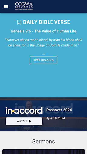 Android application COGWA Members screenshort